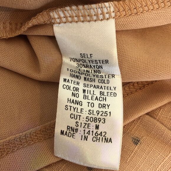 She + Sky Sleeveless Dress Women’s Size M- Strappy Blue  Floral Fully Lined - Picture 14 of 15